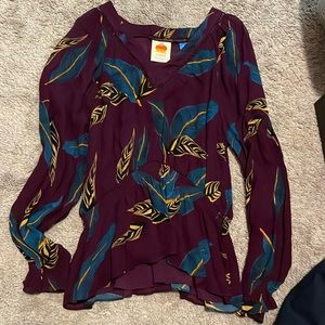 Farm Rio XL blouse top